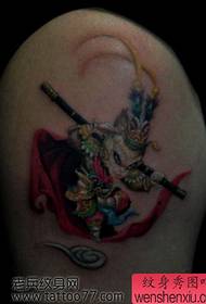 Симпатична рука татуювання Qitian Dasheng Sun Wukong