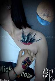 Non-mainstream personality tattoo