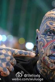 Fashionista tatueringsmönster i europeisk och amerikansk stil