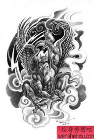 纹身图案之超赞超经典雷神纹身图案