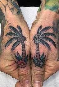 Obrázek stromu tetování Pulzující vzor tetování stromu