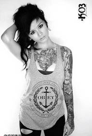 Years woman tattoo pattern