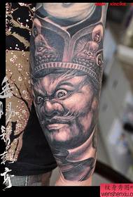 Aseet haisevat enemmän Tianwang-tatuointikuviota