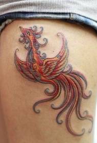 Patrún Tattoo na mBan: Pictiúr Tattoo Patrún Dath Phoenix Tattoo