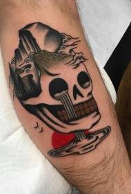 череп татуировка творчески и шикозни снимки на татуировка на черепа
