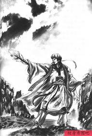 Zhuge Liang Tattoo Pattern