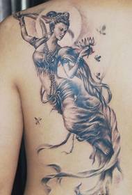 Pai hongi te Dunhuang tattoo i te tua