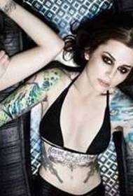 Three women tattoo pattern