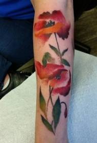 Татуировка с цветком Увлекательная цветочная татуировка
