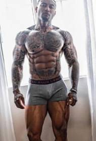 Un grupo de tatuajes extranjeros guapos fotos de chico guapo