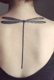 dragonflyTattoo pattern Krásný a elegantní vážka tetování vzor