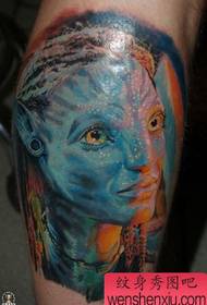 ett tatueringsmönster för avatar i 3D-färg
