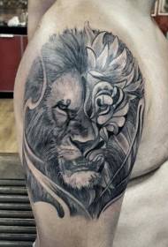 Patrún tattoo Lion fhorchur patrún tatú leon