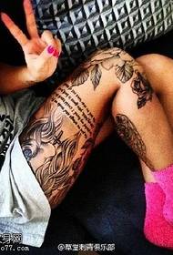 Modello di tatuaggio donna moda stile europeo e americano