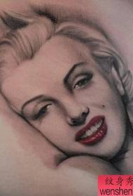 Gözəl Marilyn Monroe portret döymə nümunəsi