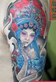 Кронштейн классической красоты Tsing Yi Hua Dan с рисунком татуировки