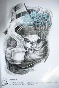 Mẫu hình xăm truyền thống Trung Quốc: trà thần Lu Yu mẫu hình xăm