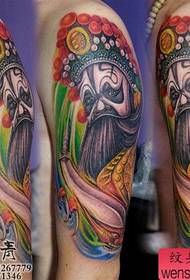 Chu Chao Wang Xiang Yu tattoo pattern with super handsome arm