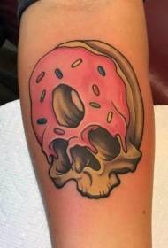 Татуювання їжі смачні хитрі хитрі візерунки татуювання пончик