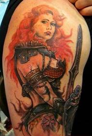 Modely vita amin'ny tatoazy eoropeana sy amerikana: sandry eoropeana sy amerikana tsara tarehy mpiady