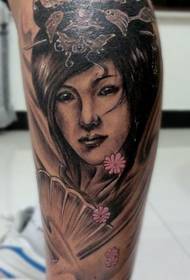 Legs beautiful classical beauty tattoo pattern