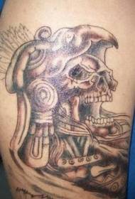 Aztec uslubidagi O'lim Boshsuyagi zarb naqsh