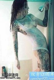 Woman sexy tattoo patroon