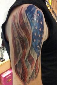 Tattoo ya bendera ya Amerika Aina ya miundo ya tatoo ya bendera ya Amerika