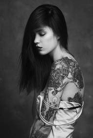 Lost sexy beauty body totem tattoo picture
