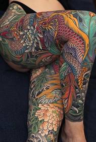 muundo wa tattoo wa phoenix wenye kupendeza ambao hufanya watu kupiga kelele