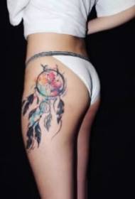 Tattoo Dreamcatcher Immagine 9 bellissimo modello di tatuaggio di ragazze che catturano piccoli sogni freschi