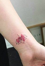 A set of suitable for girls summer small fresh tattoo pattern