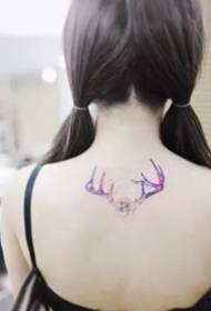 Színes kicsi és friss - egy sor egyszerű színes kis tetoválás a lányok számára