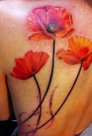 Poppy Tattoo Kaunis mutta tappava unikko-tatuointikuvio