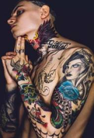 Tattoo decorum guy scriptor photo fashion