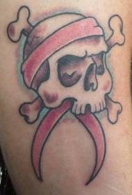 Legkleur tatoeaazjepatroan foar pirateskedel