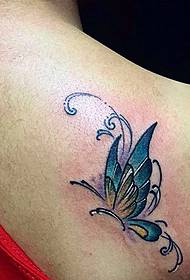 лета мала тетоважа со пеперутки