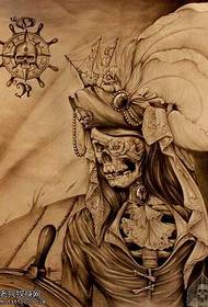 ຮູບແບບ tattoo pirate Bigat