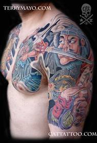 Tattoo show picture: doppio e mezzo 胛 馗 馗 馗 modello di tatuaggio fantasma