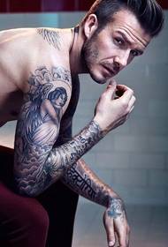 Tatuaggio del non bel ragazzo David Beckham