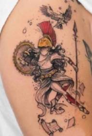 Cartoon little girl tattoo 18 set of beautiful illustration girl tattoo pictures