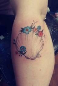 Modello di tatuaggio floreale piccolo modello di tatuaggio di fiori freschi in tutto il corpo della ragazza