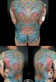 Model de tatuaj din spate super lejer masculin