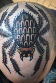 Spider tattoo setaele le motho ka mong sekho tattoo