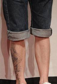 Article tatouage totem de jambe