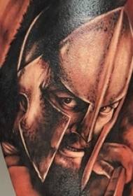Una varietà di disegni di tatuaggio guerriero spartano prepotente creativi