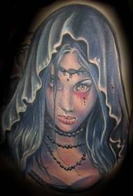 3d модел на татуировка на жена дявол