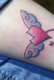 UDeveli uthando nezimpiko tattoo iphethini