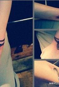 Bracciale donna tatuaggio lavoro