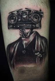 Robot tattoo handsome robot tattoo pattern